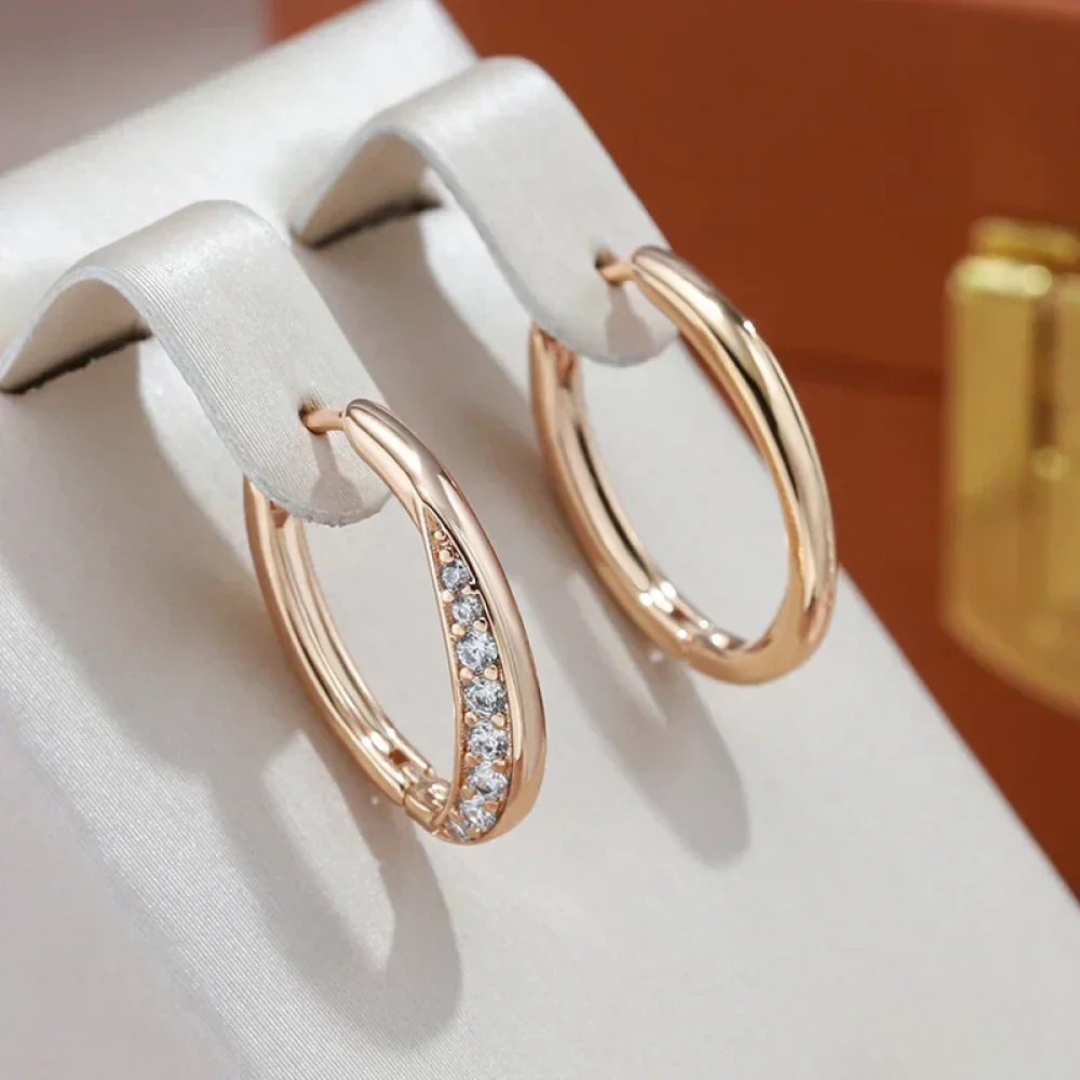 OLYNNE | SPARKLING HOOP EARRINGS
