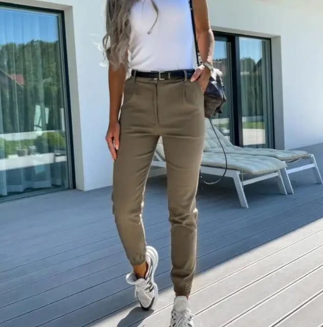 Aurelia - Trendy High Waist Trousers