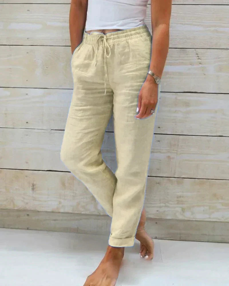 Stacy - linen pants for women