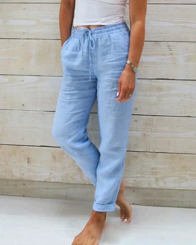 Stacy - linen pants for women