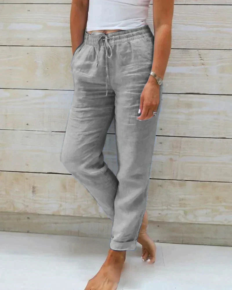 Stacy - linen pants for women