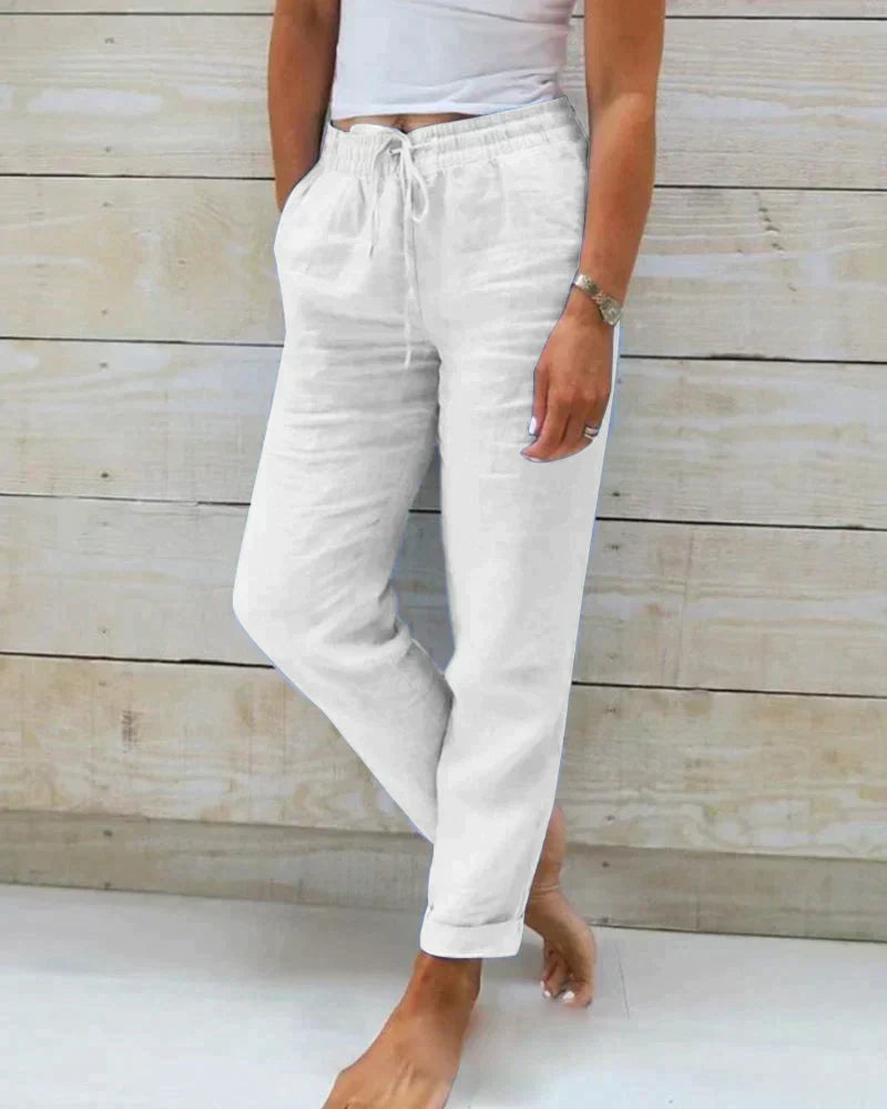 Stacy - linen pants for women