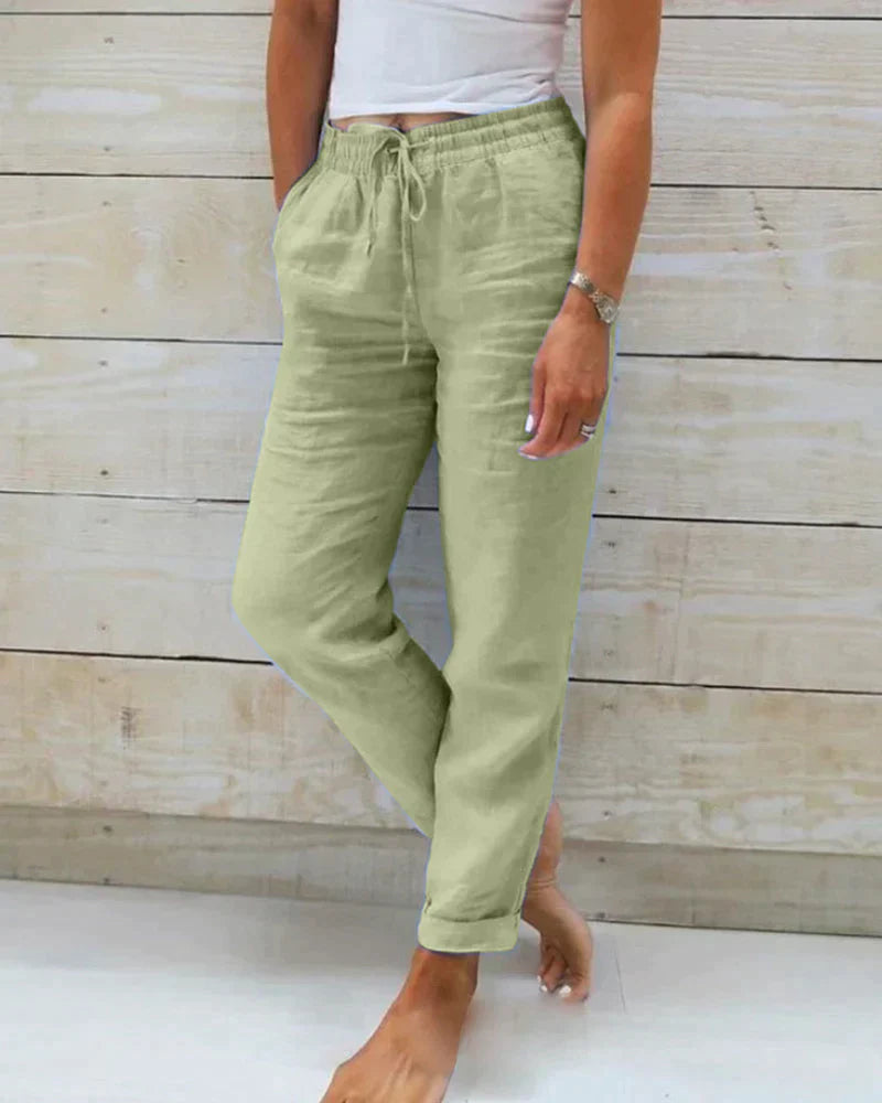 Stacy - linen pants for women