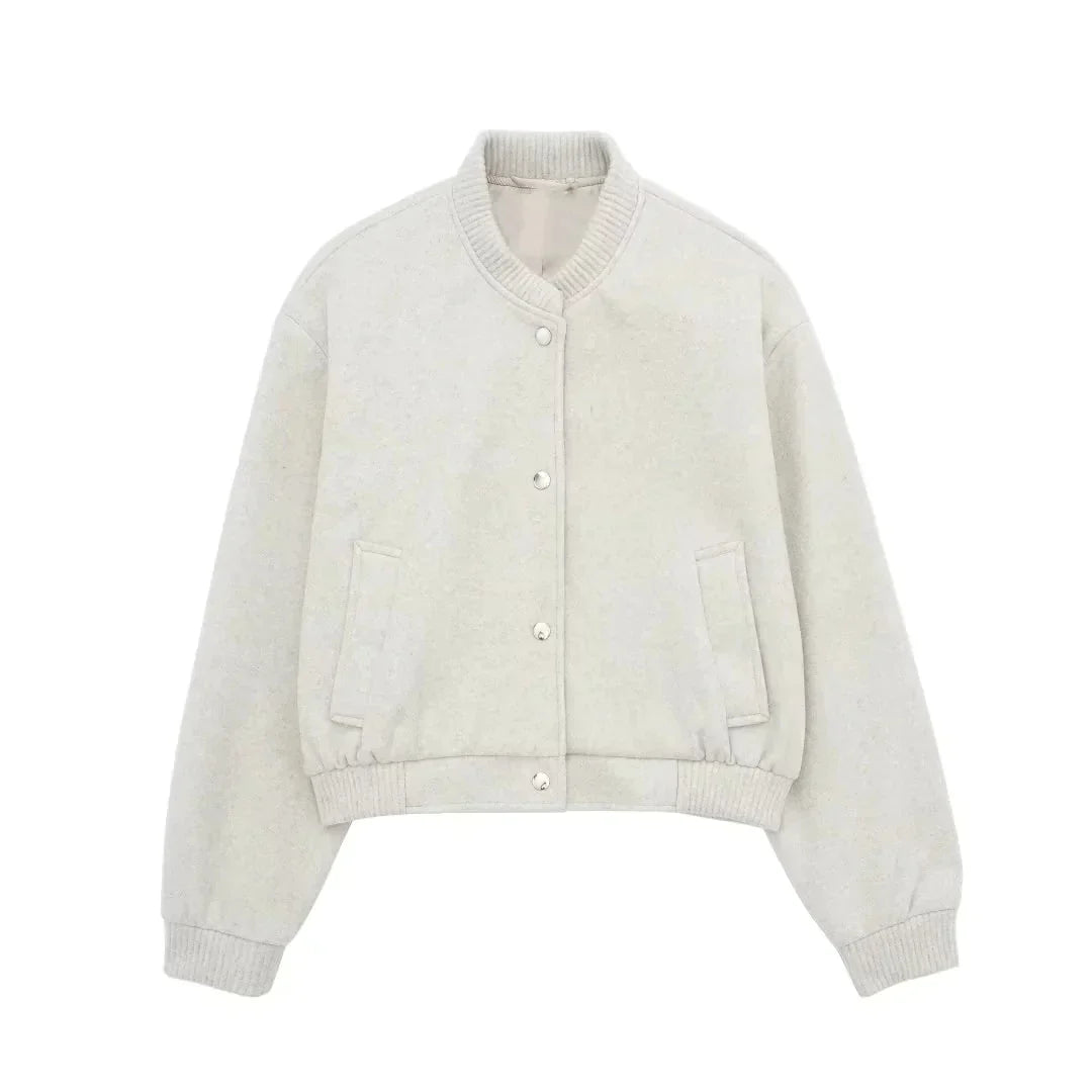 Tessa - cropped bomber jacket