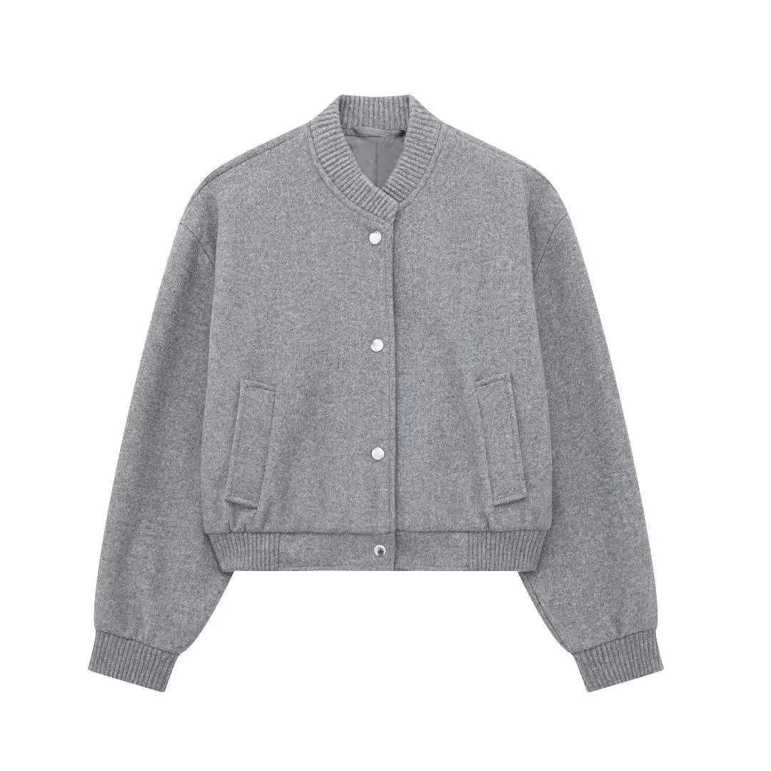 Tessa - cropped bomber jacket