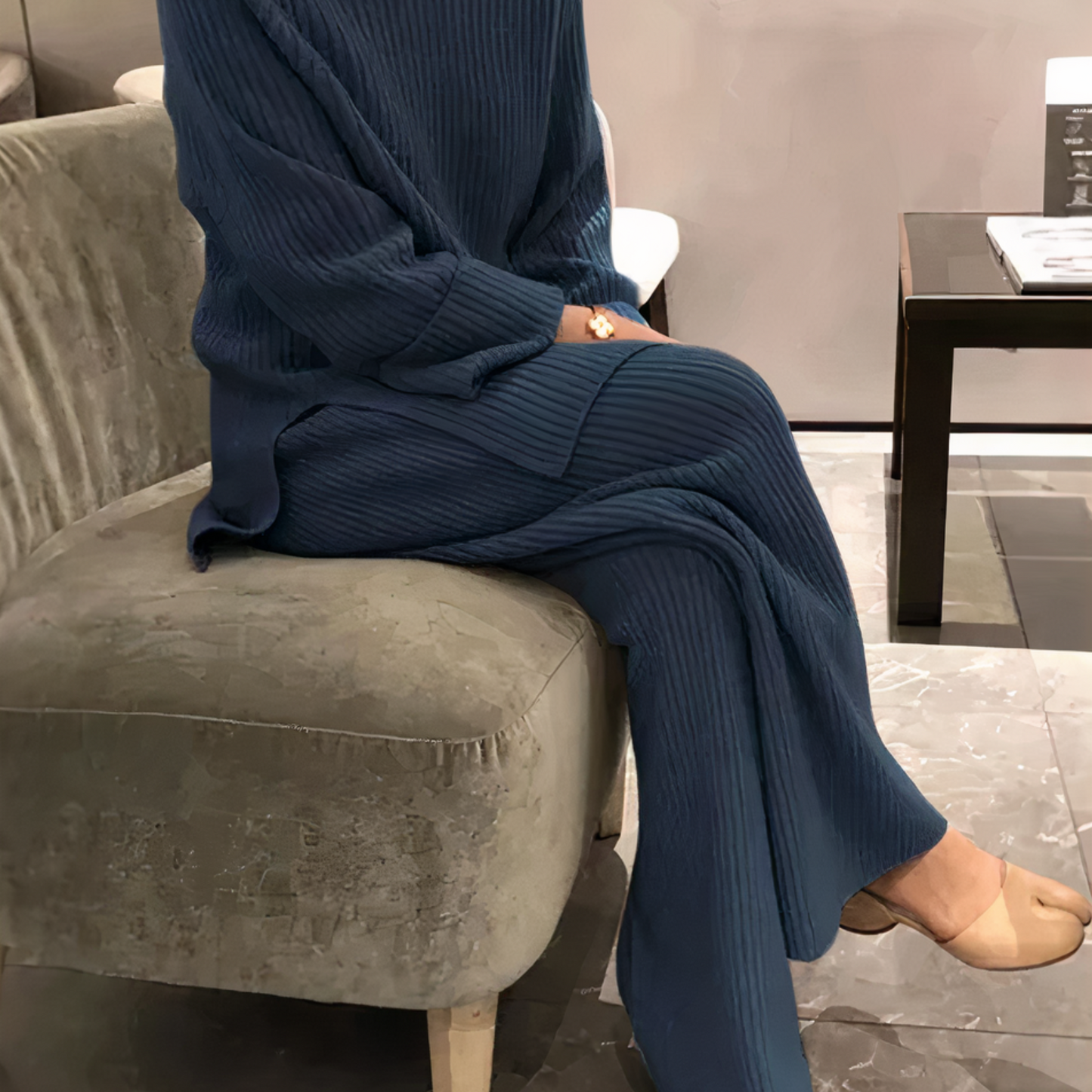 Casual Knitted Sweater and Pants - Samantha