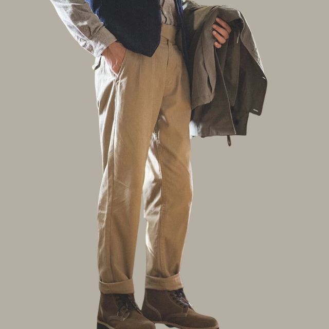 Harrison - Gurkha Pleated Front Trousers