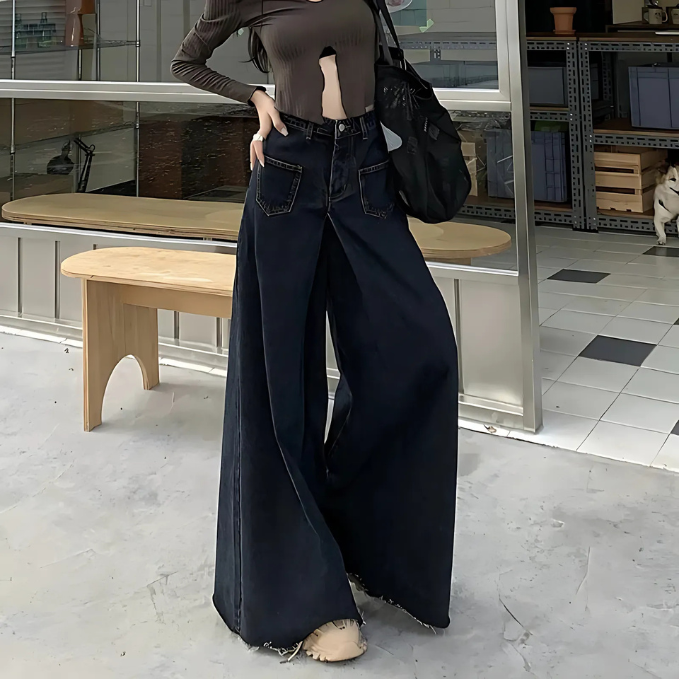 Cleora - Vintage high waist jeans