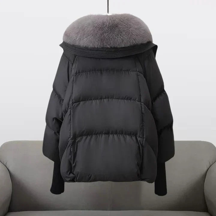 ARABELLA | STYLISH FUR COLLAR COAT