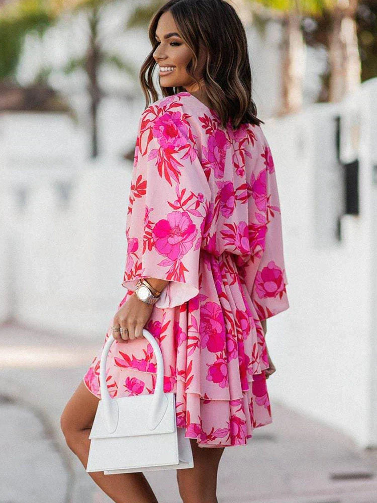 Boho-Chic Midi Dress: Ideal for Spring & Summer, Light & Airy