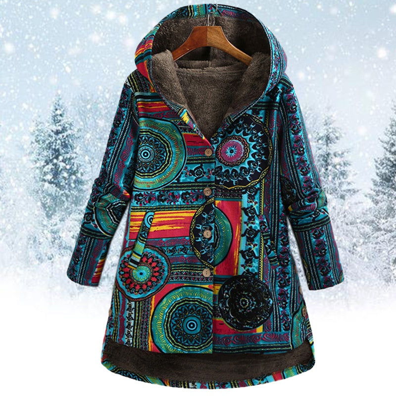 Celeste - Printed Hooded Jacket
