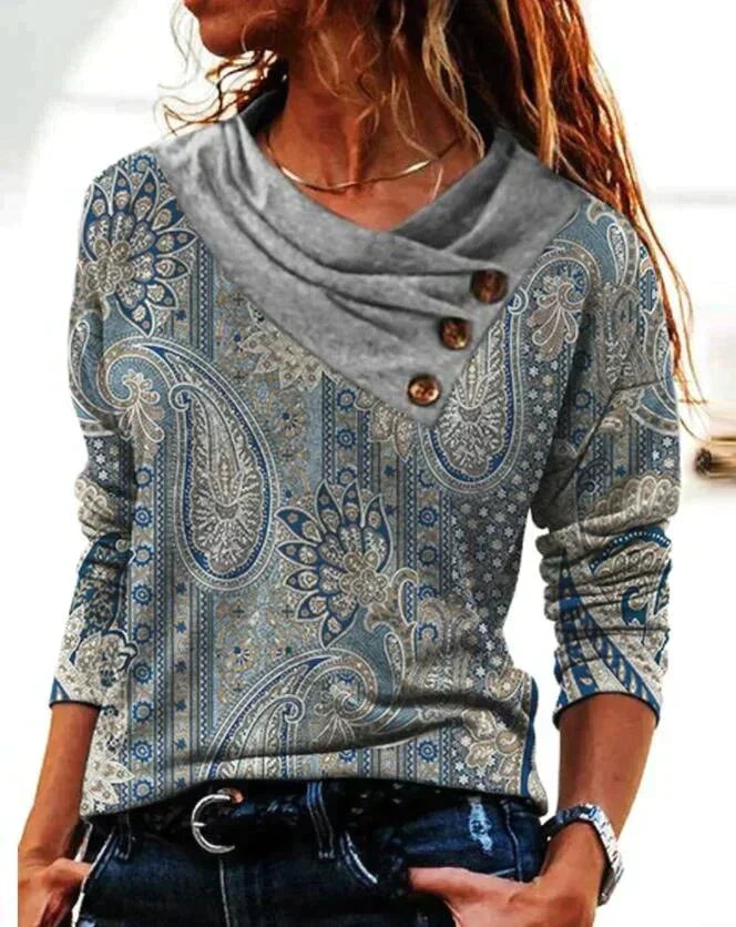 Malini | Irregular V-Neck Sweater - Women's Trendy Casual Wear