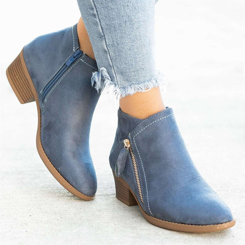 Ivy – Women's Ankle Length Orthopedic Boots | Zipper