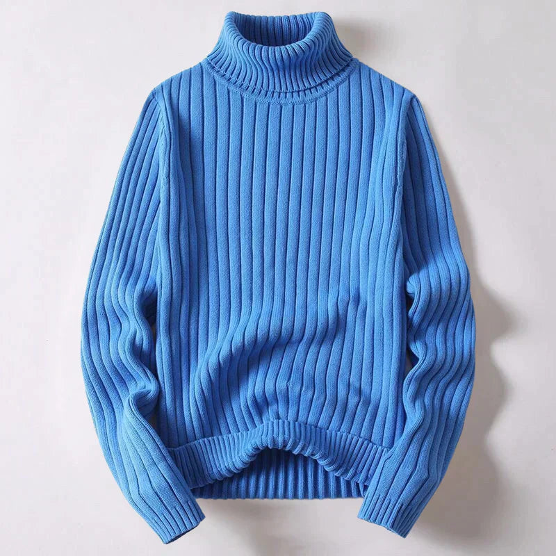 Men's Merino Wool Turtleneck Sweater - Wyatt