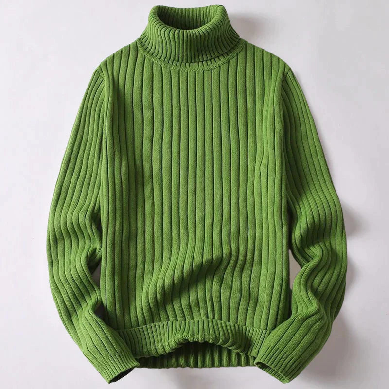 Men's Merino Wool Turtleneck Sweater - Wyatt