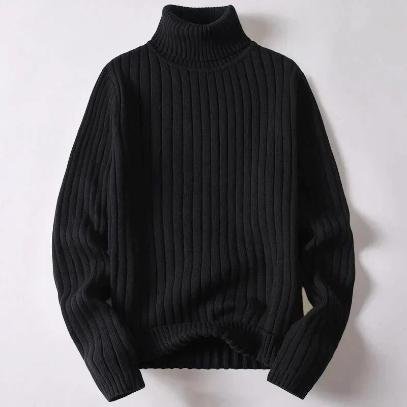 Men's Merino Wool Turtleneck Sweater - Wyatt