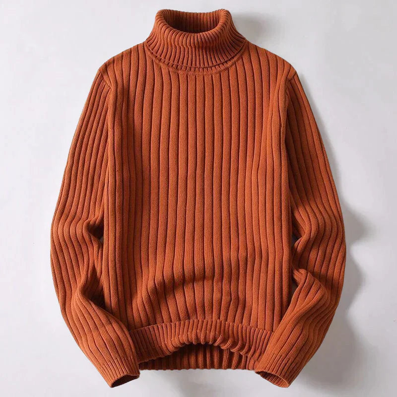 Men's Merino Wool Turtleneck Sweater - Wyatt