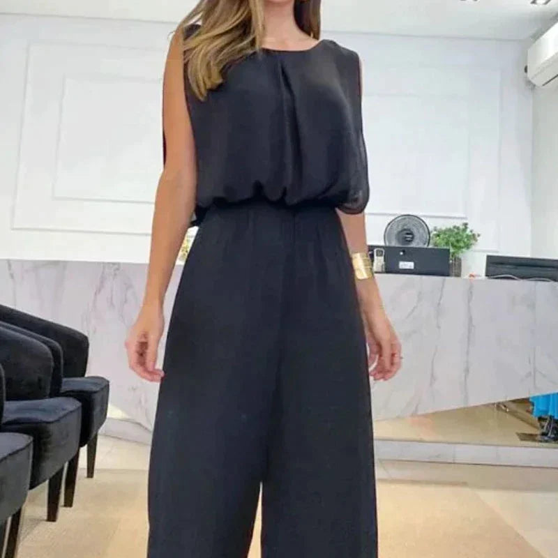 ARILLA - Black fashionable jumpsuit