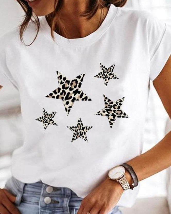 Olivia - super stylish T-shirt with extravagant summer designs