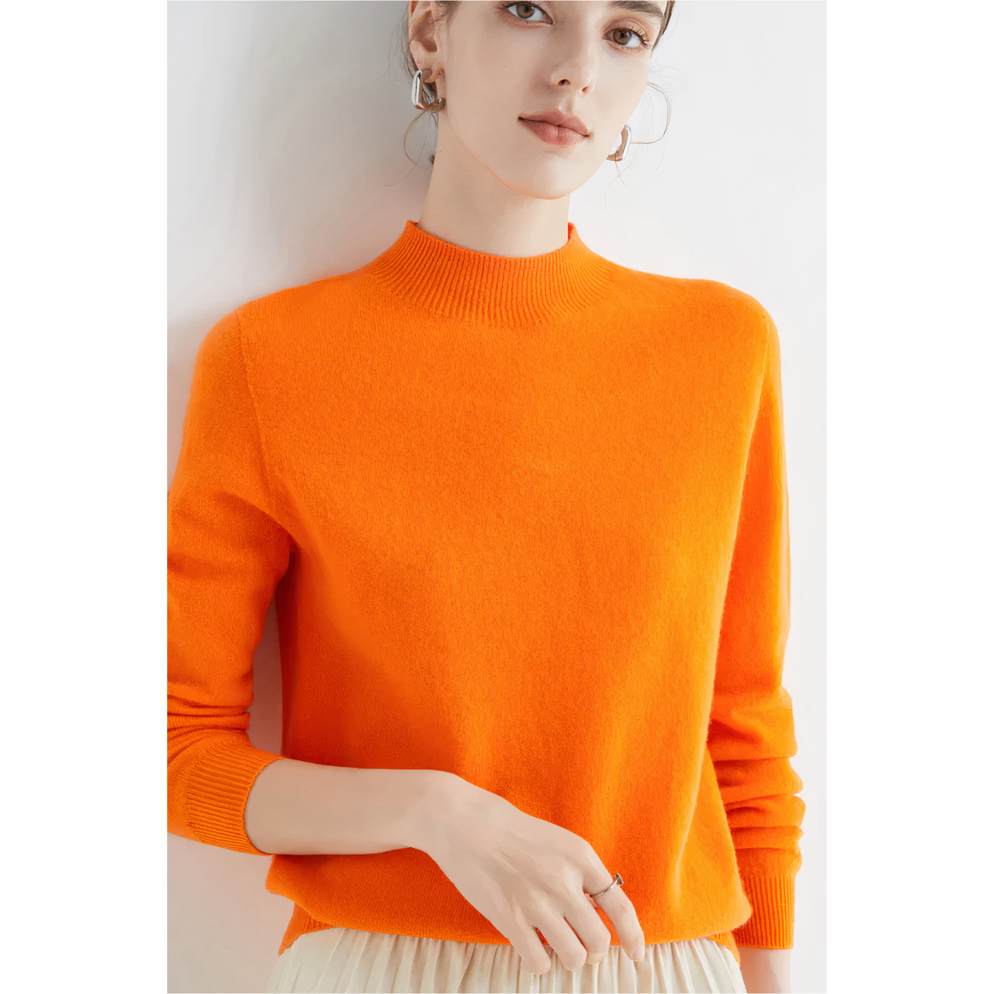 Cashmere Knitted Sweater - Yelena