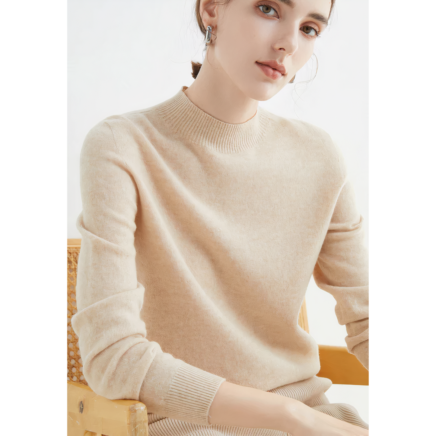 Cashmere Knitted Sweater - Yelena