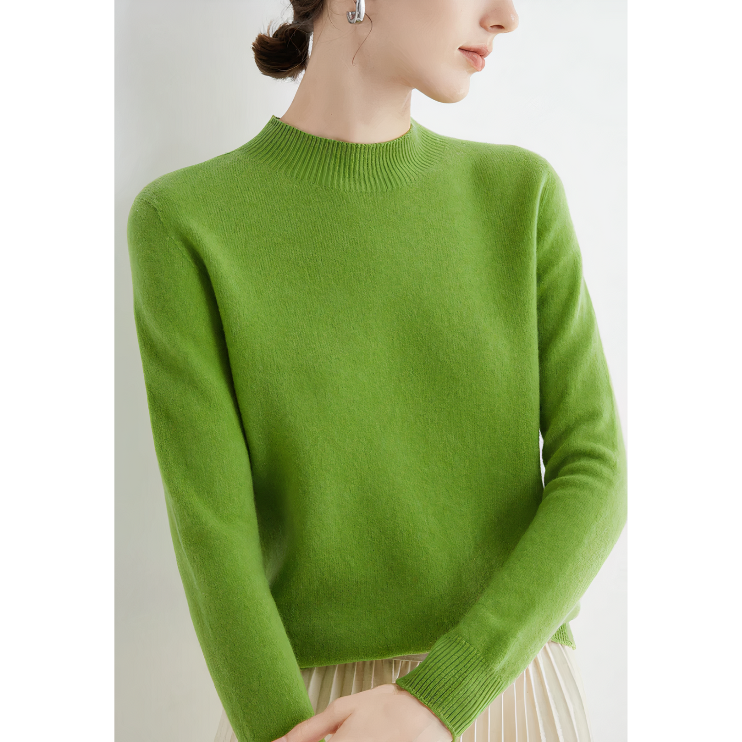 Cashmere Knitted Sweater - Yelena