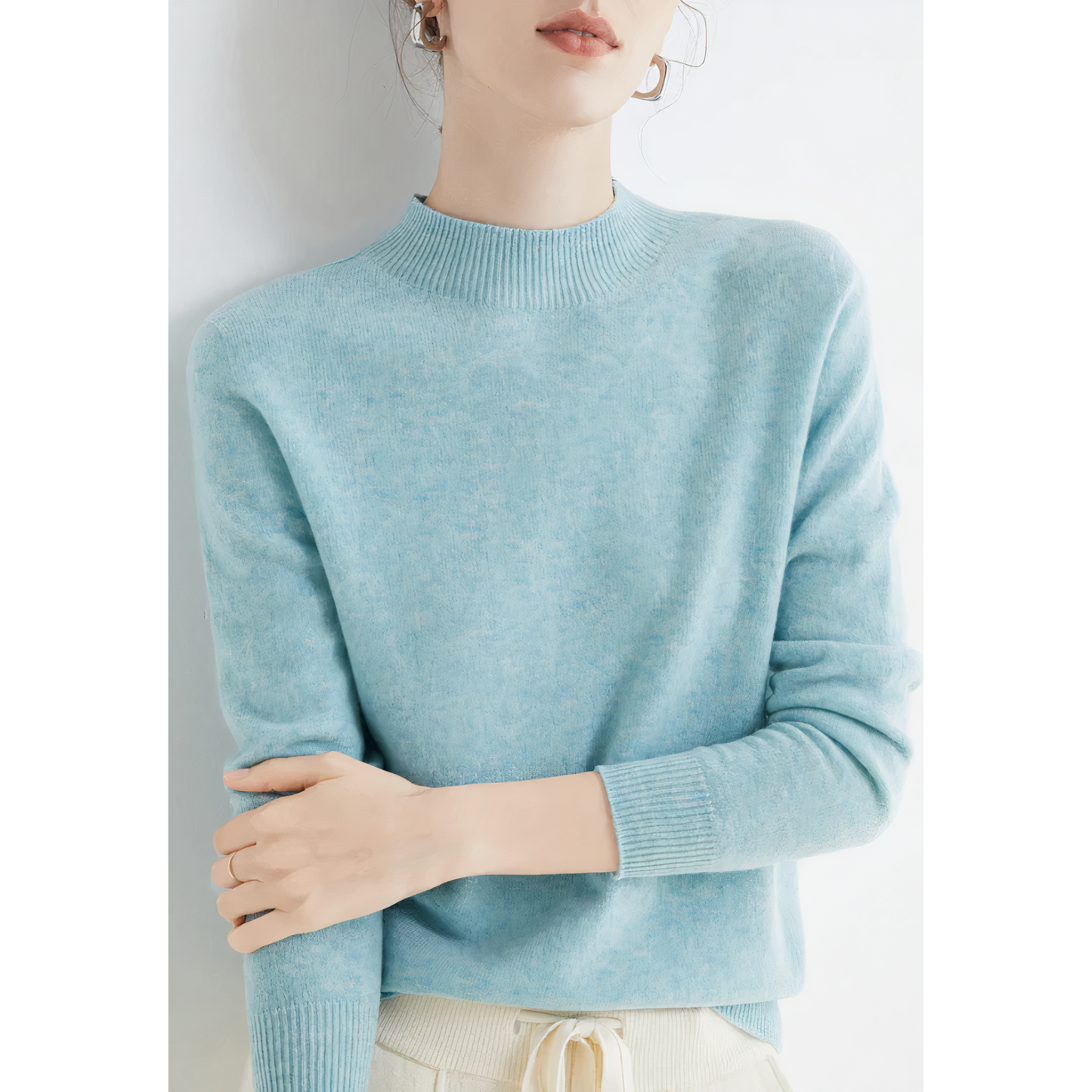 Cashmere Knitted Sweater - Yelena