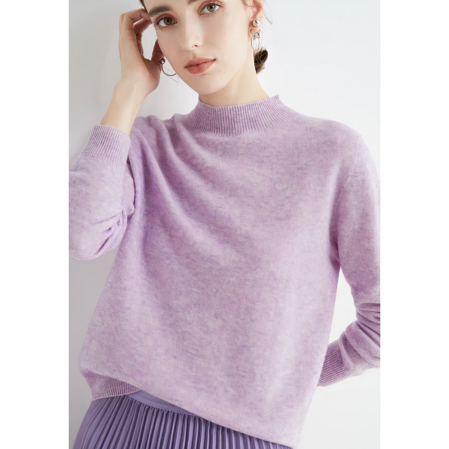 Cashmere Knitted Sweater - Yelena