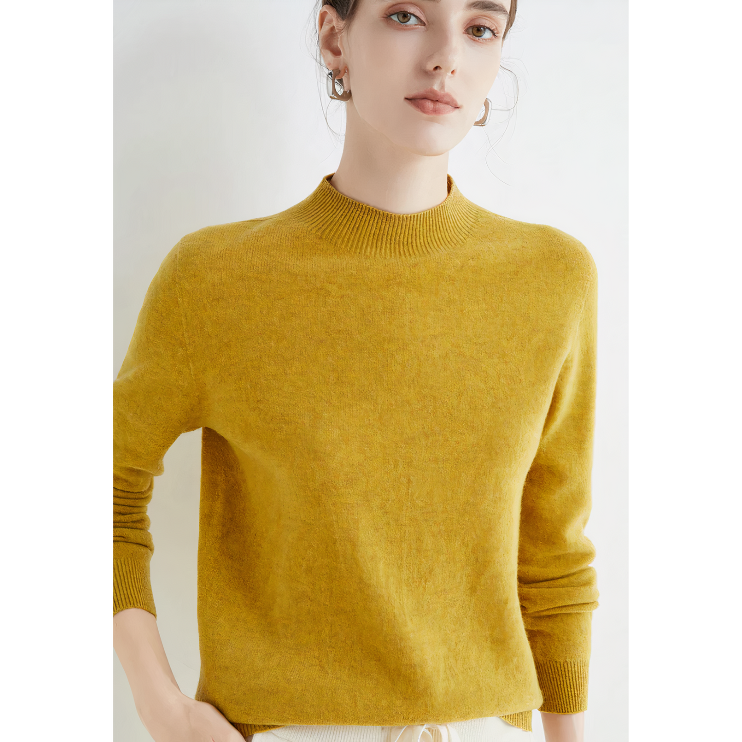Cashmere Knitted Sweater - Yelena