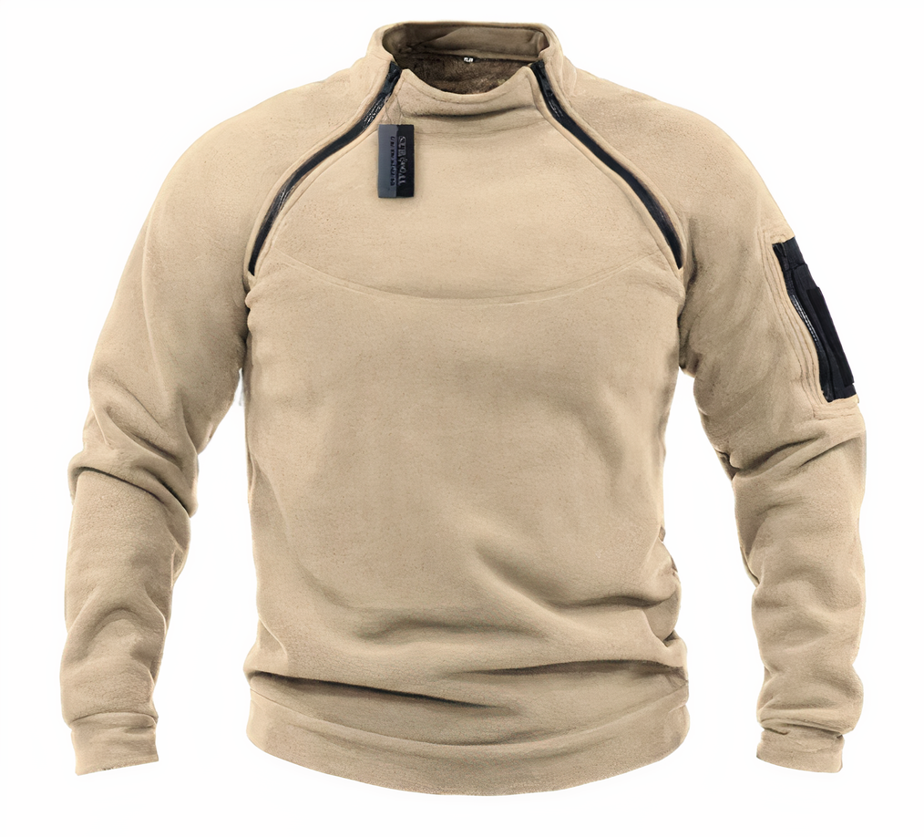 Double-sided plush sweater - Yosef