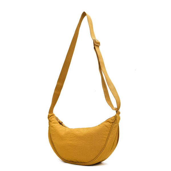 Spacious Nylon Shoulder Bag for Women