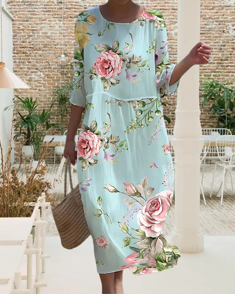 Althea - Elegant Embroidered Dress