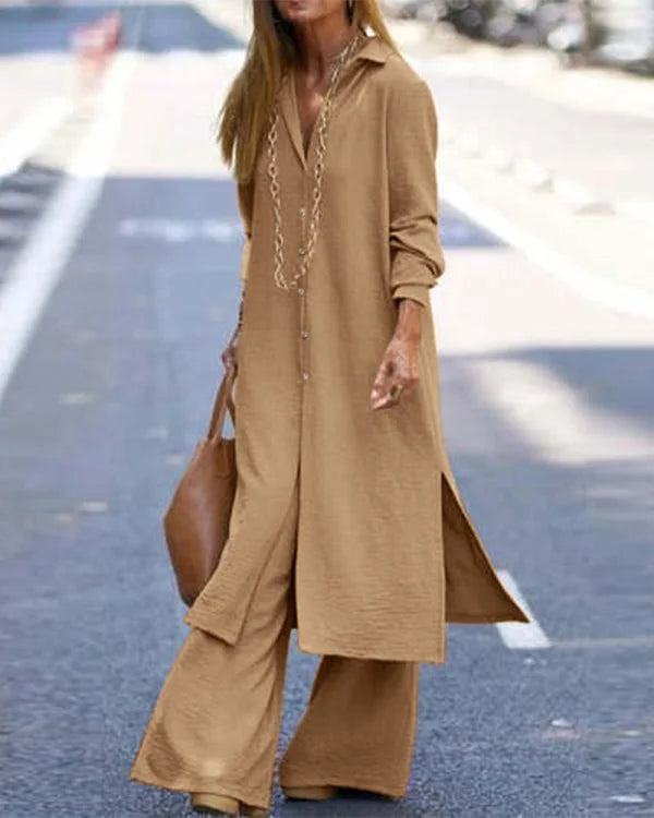 Eliza - Long slimming shirt for women