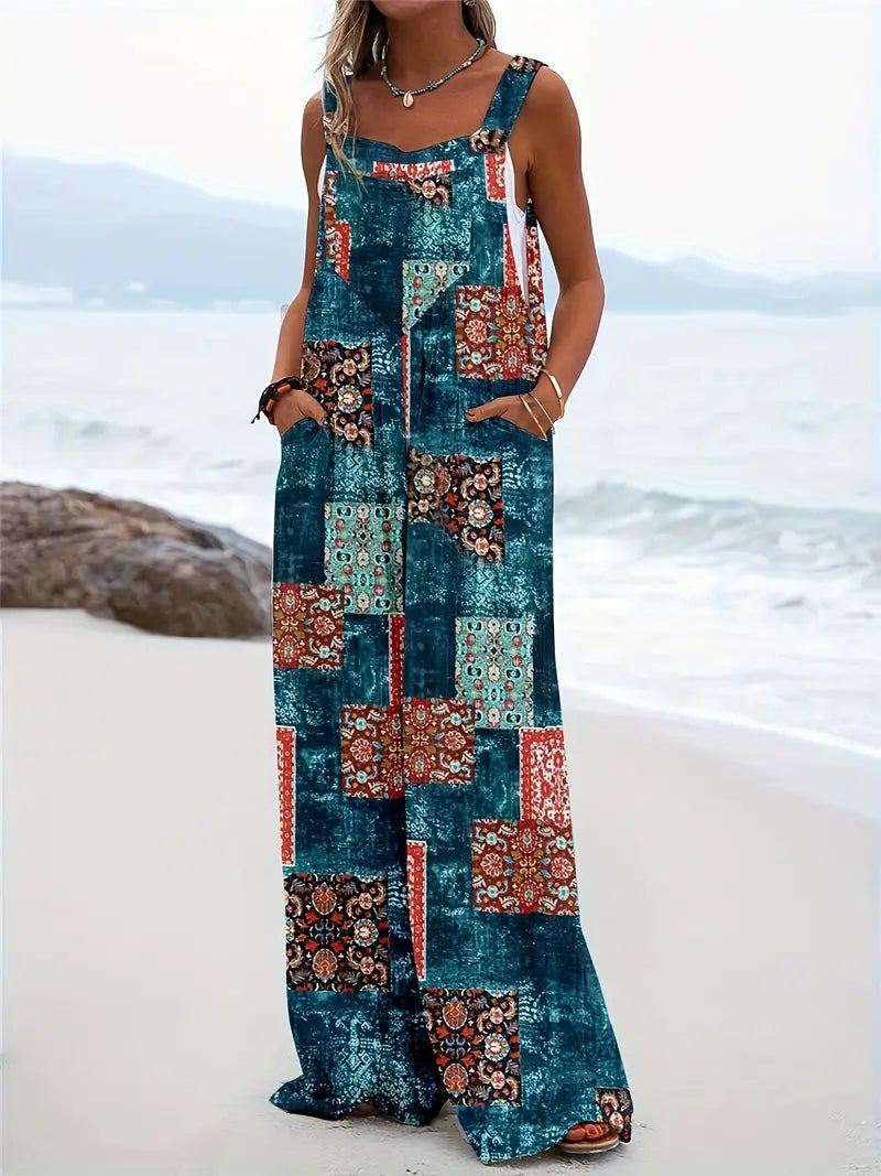 Hannah - Color Block Jumpsuit