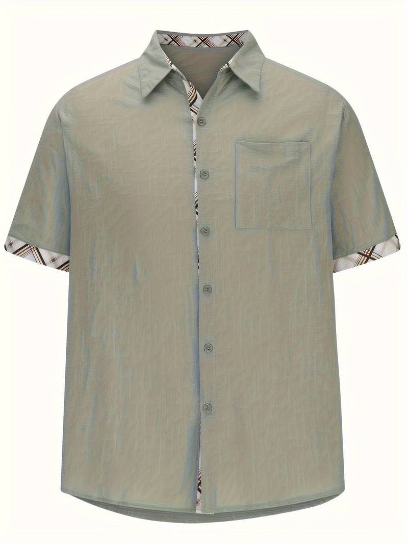 Brandon – Stylish traditional shirt with plaid graphic print