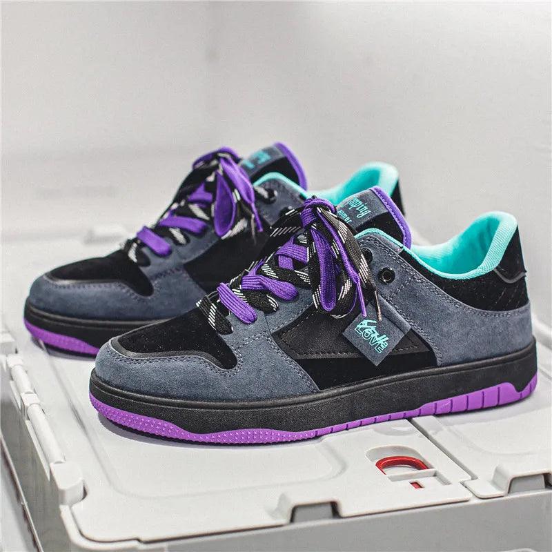 Low skate shoes with contrasting laces - Ryler