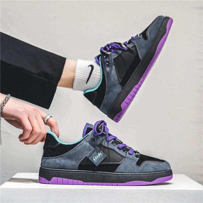 Low skate shoes with contrasting laces - Ryler