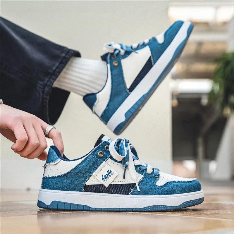 Low skate shoes with contrasting laces - Ryler