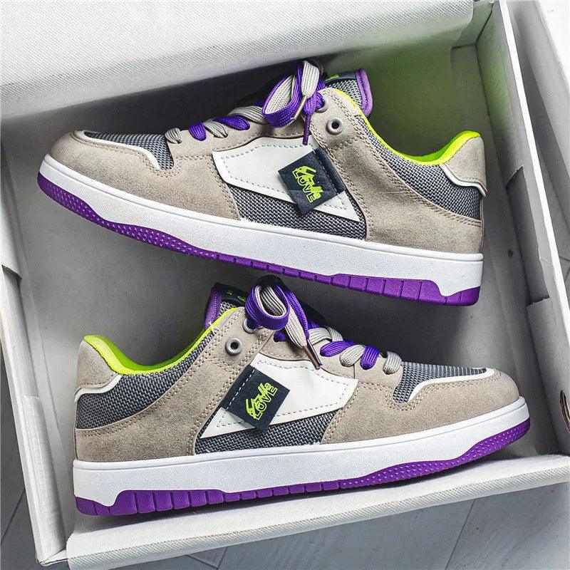 Low skate shoes with contrasting laces - Ryler