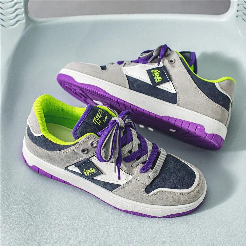 Low skate shoes with contrasting laces - Ryler