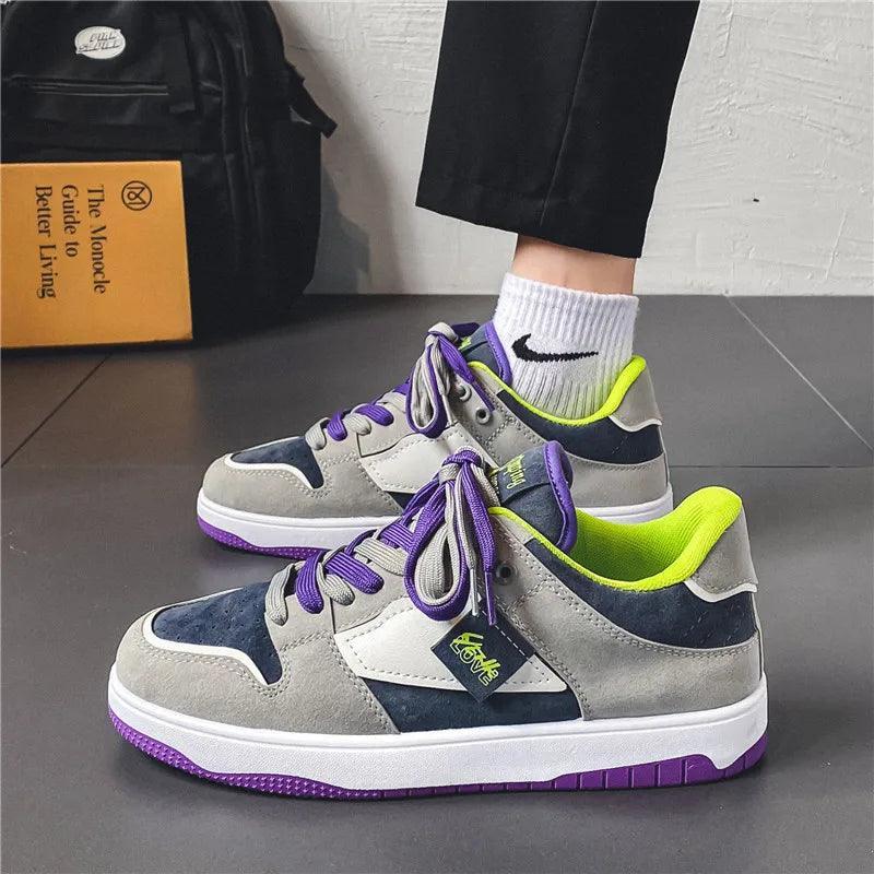Low skate shoes with contrasting laces - Ryler
