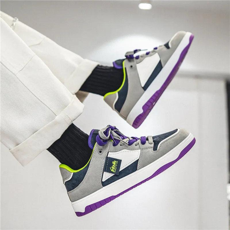 Low skate shoes with contrasting laces - Ryler