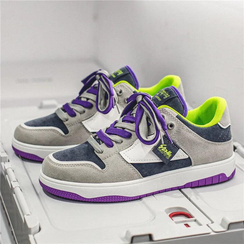 Low skate shoes with contrasting laces - Ryler