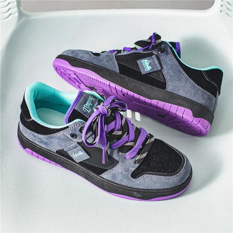 Low skate shoes with contrasting laces - Ryler