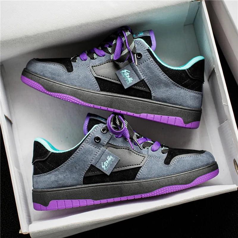 Low skate shoes with contrasting laces - Ryler