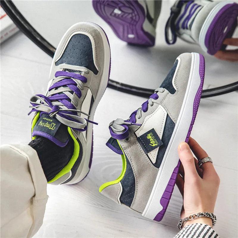 Low skate shoes with contrasting laces - Ryler