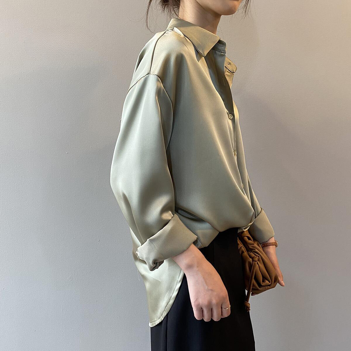 Jocelyn - Satin Shirt for Women