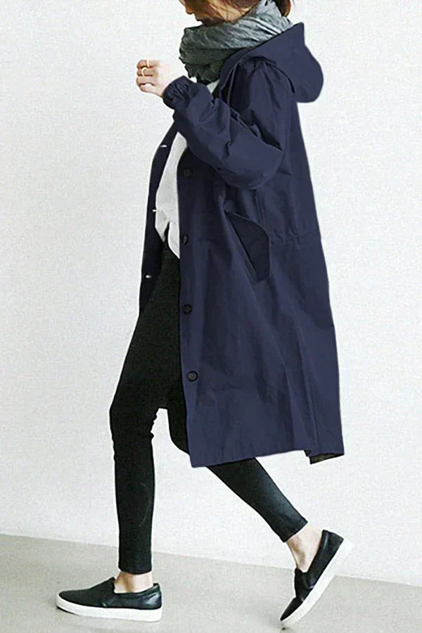 Maris Waterproof Oversized Mid-Length Trench Coat