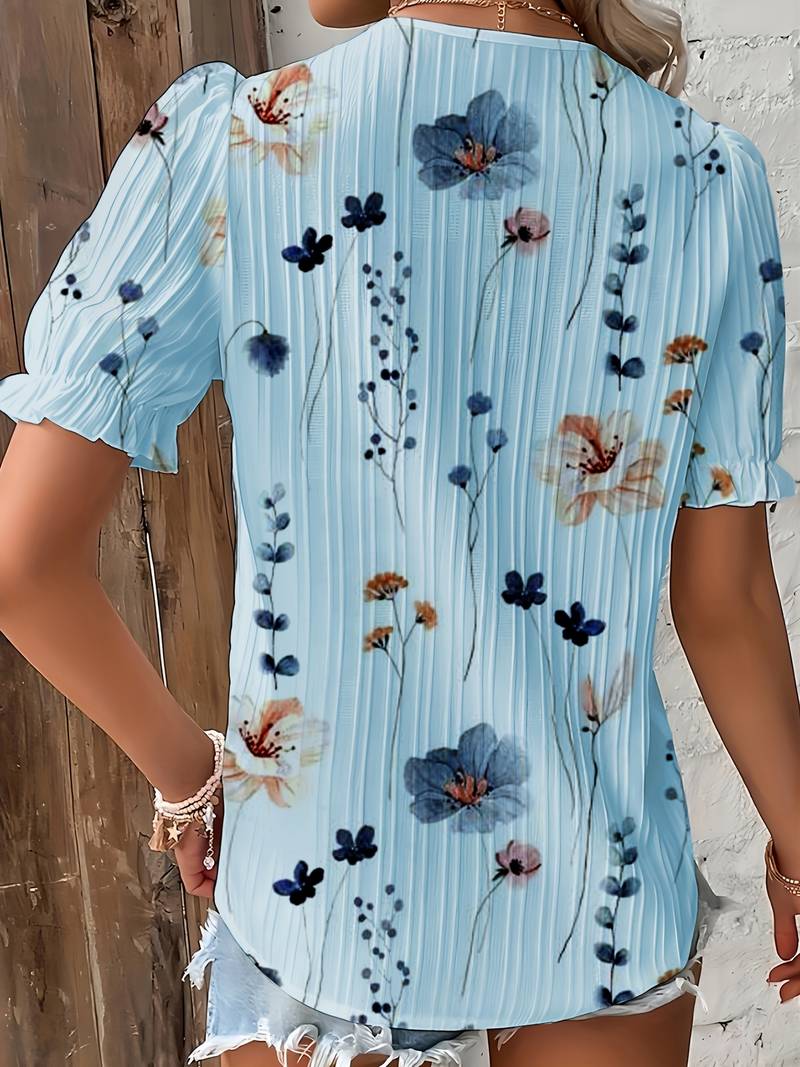 Esmeralda | Spring V-Neck Blouse 2025 Edition