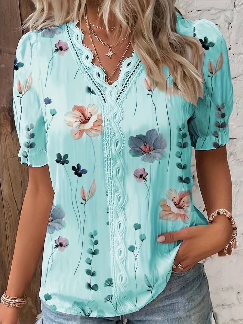 Esmeralda | Spring V-Neck Blouse 2025 Edition